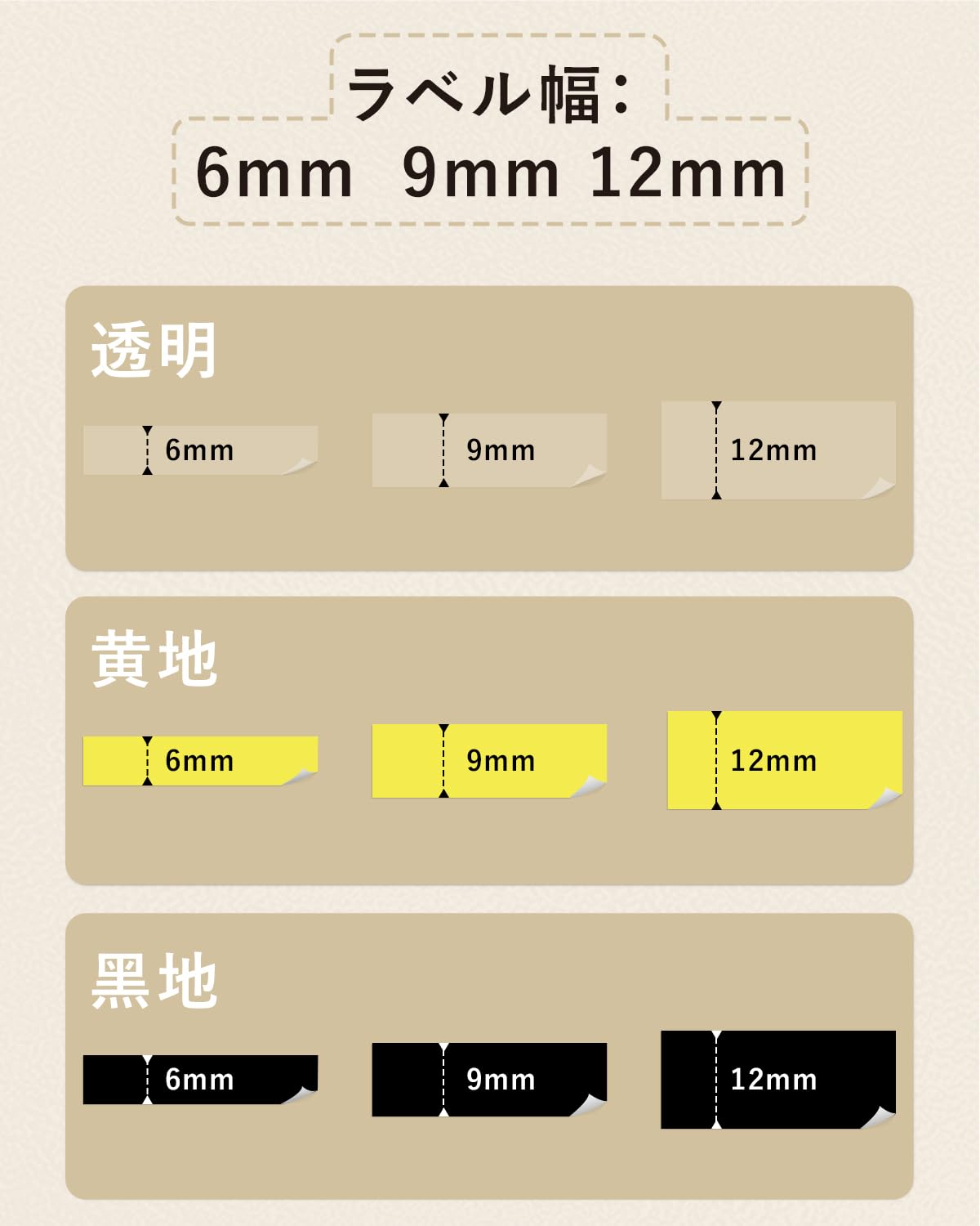 12mm 白地 ブラザー ピータッチ テープ と互換 tze-231 黒文字 1個 ブラザー工業 ピータッチ TZeテープ tze 231 ラミネートテープ Brother PT-P300BT PT-J100W PT-P710BT Greateam